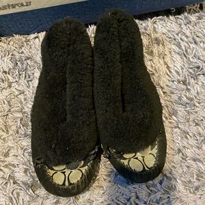 Coach slippers